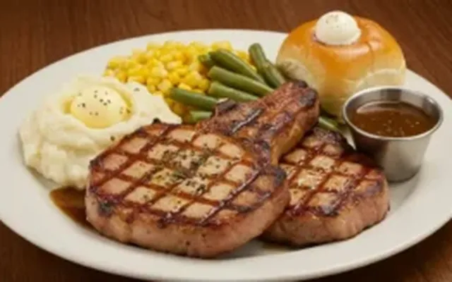 Grilled Pork Chops (Double) — Texas Roadhouse