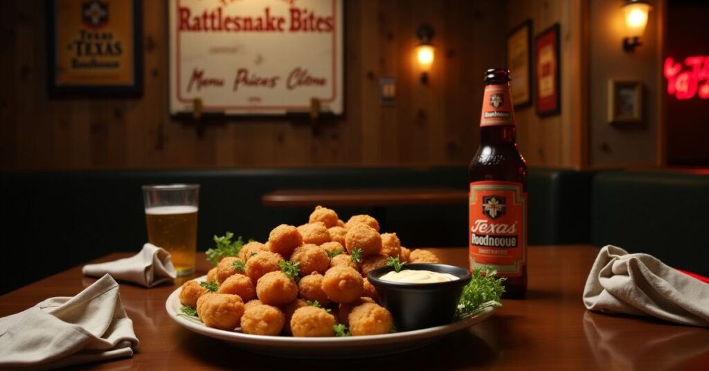 Specialty of Rattlesnake Bites at Texas Roadhouse