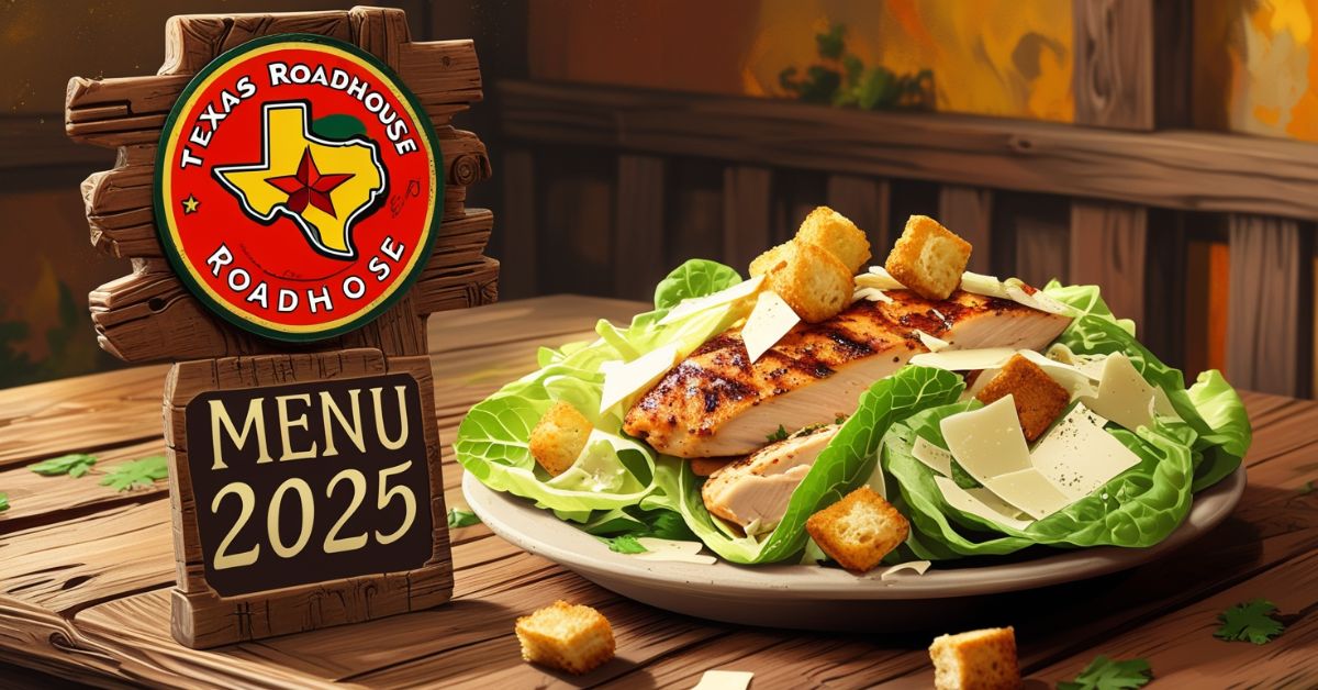 Texas Roadhouse Chicken Caesar Salad Menu Prices 2025