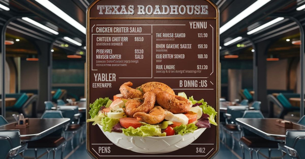 Texas Roadhouse Chicken Critter Salad Menu Prices 2025