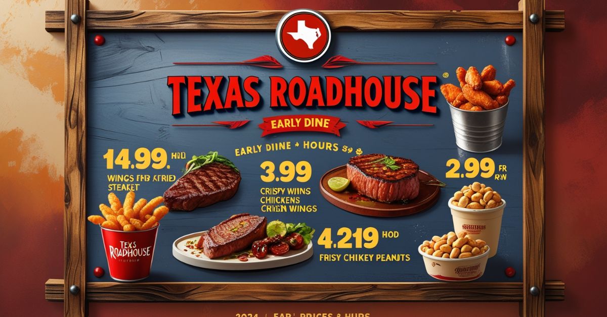 Texas Roadhouse Early Dine Menu with Prices and Hours 2024