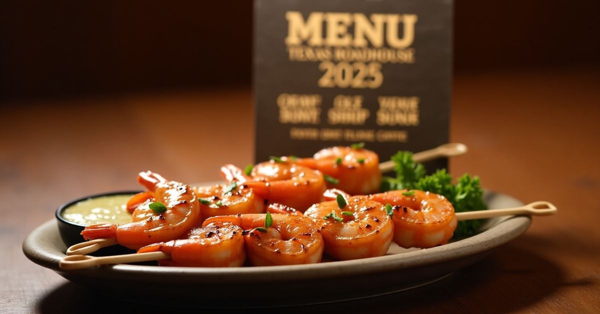 Texas Roadhouse Grilled Shrimp Appetizer Menu Prices 2025