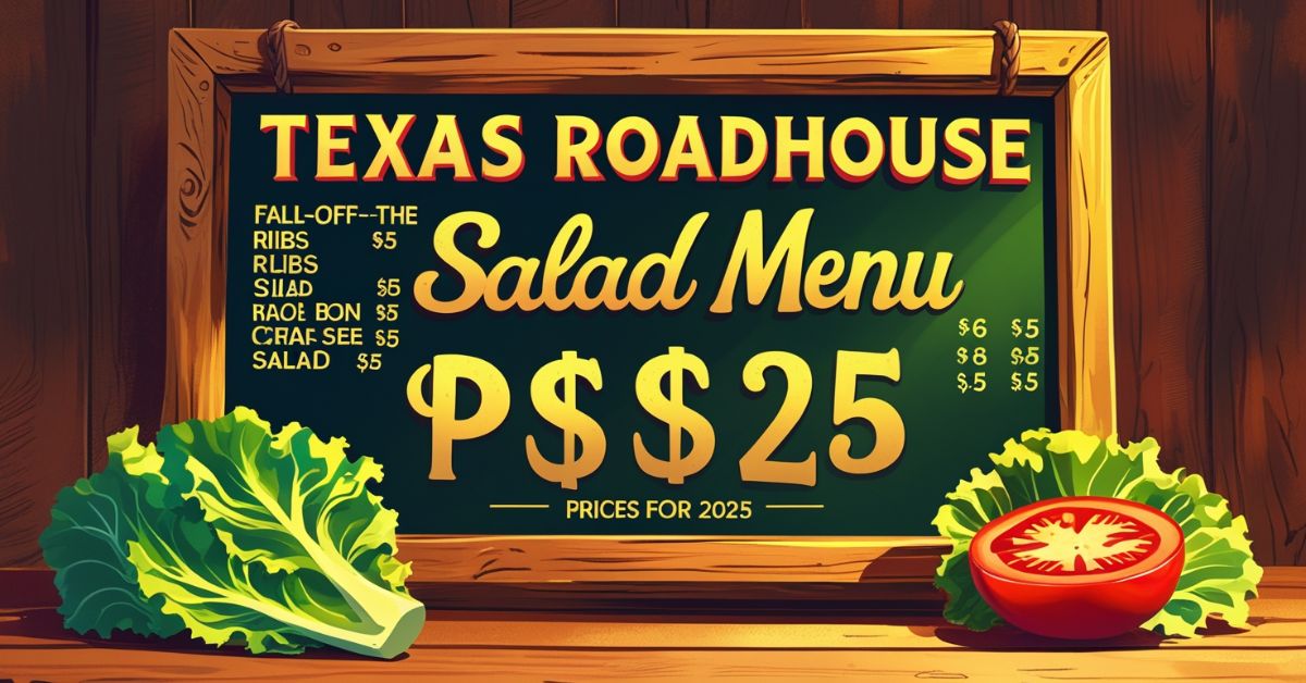 Texas Roadhouse Salad Menu with Prices 2025