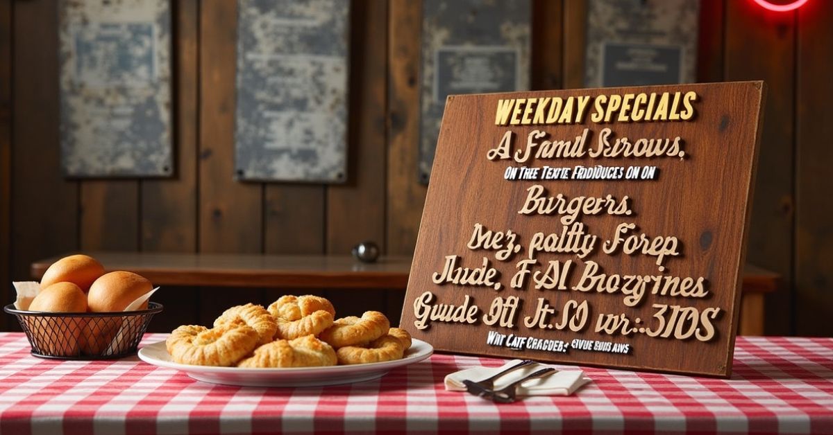 Texas Roadhouse Weekday Specials Menu